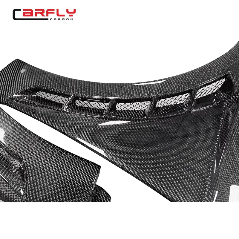Guardabarros delanteros fibra de carbono estilo RS para Ford Focus 2015-2017