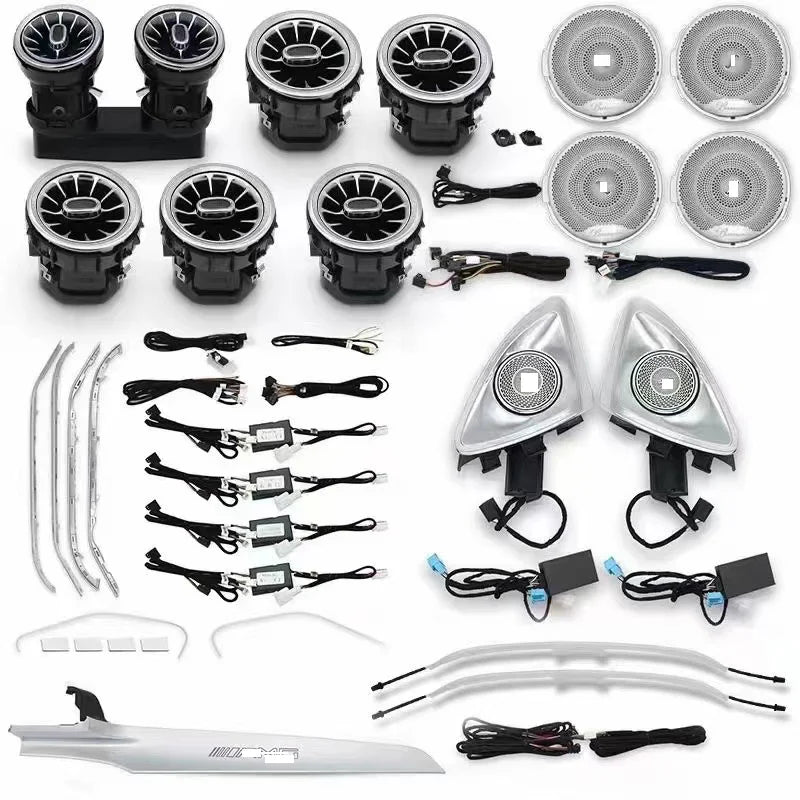Luces Ambientales Mercedes Benz Clase C 2014-2021 y GLC 2015-2022