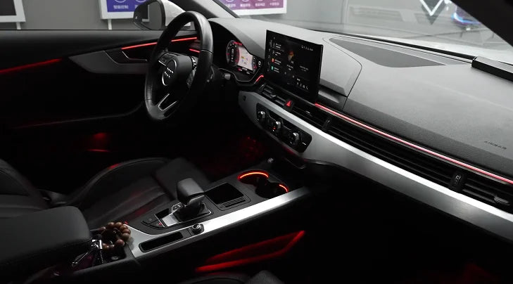 Luces Ambientales Audi A4L 2017-2024