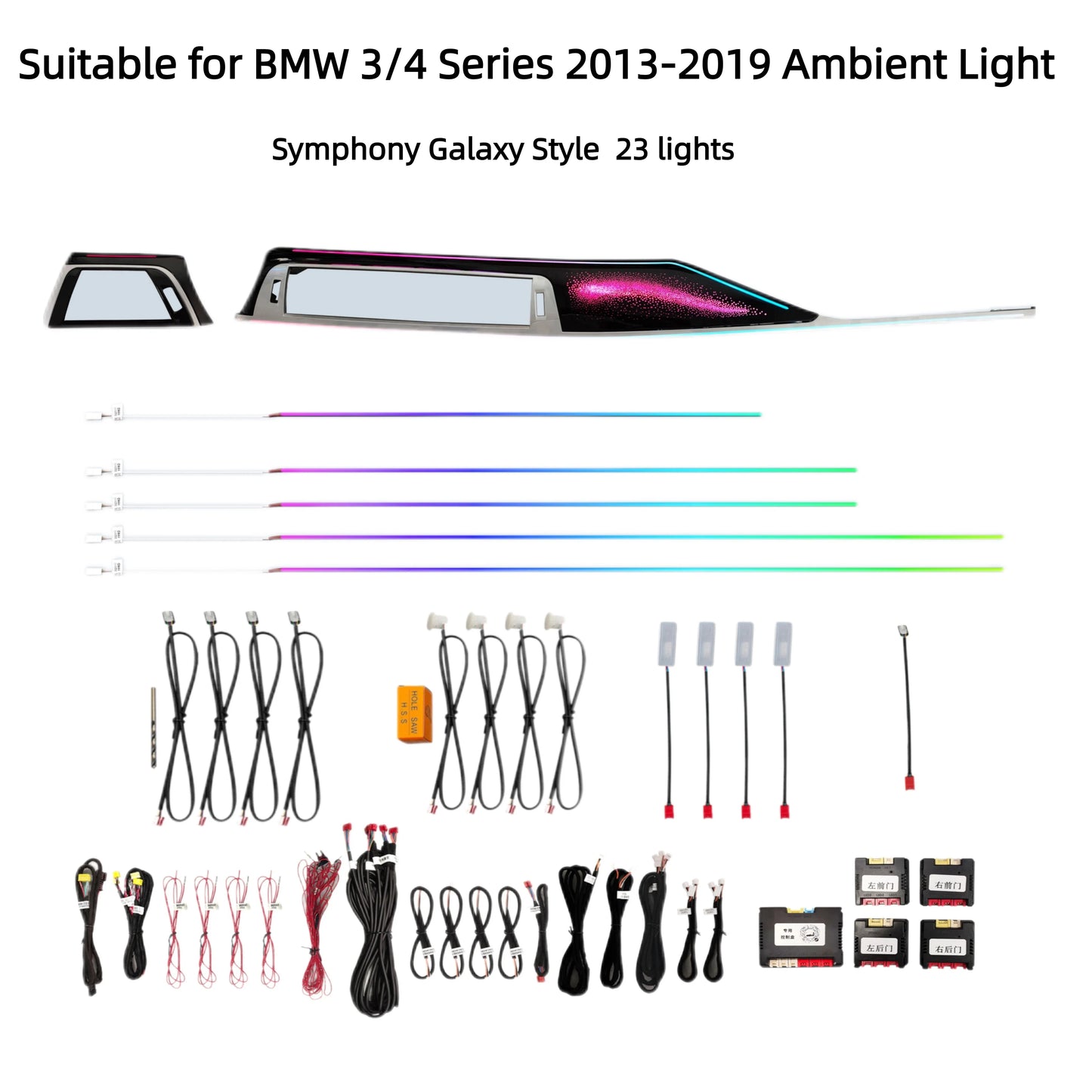 Luces Ambientales BMW Serie 3 / Serie 4 2013-2019