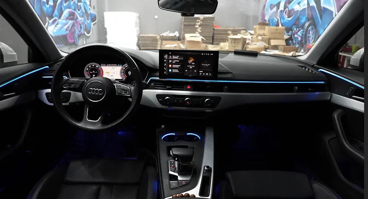 Luces Ambientales Audi A4L 2017-2024