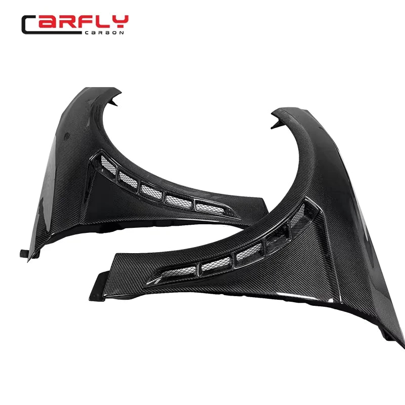 Guardabarros delanteros fibra de carbono estilo RS para Ford Focus 2015-2017