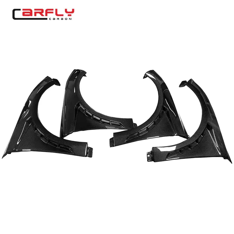 Guardabarros delanteros fibra de carbono estilo RS para Ford Focus 2015-2017