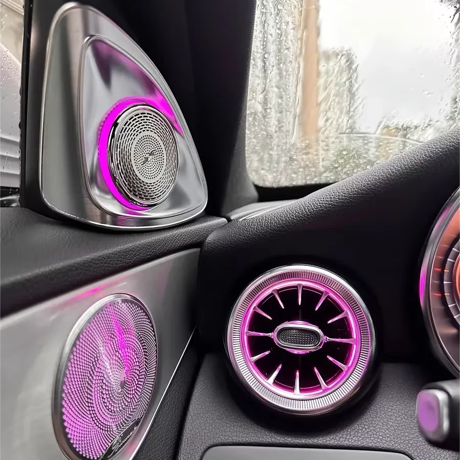 Luces Ambientales Mercedes Benz Clase C 2014-2021 y GLC 2015-2022