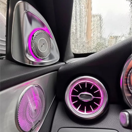 Luces Ambientales Mercedes Benz Clase C 2014-2021 y GLC 2015-2022