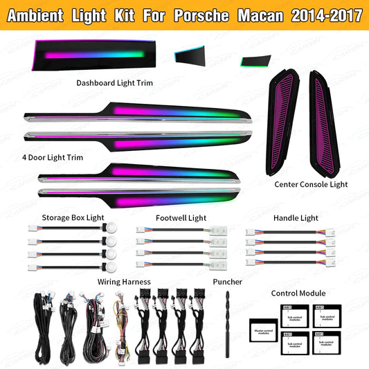 Luces Ambientales Porsche Macan 2014-2024