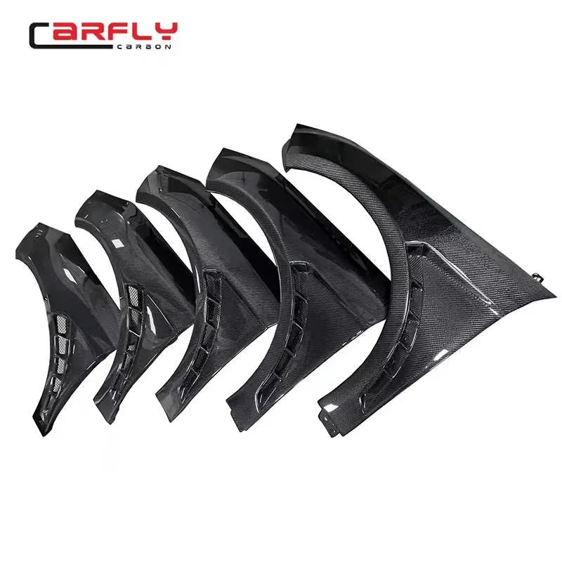 Guardabarros delanteros fibra de carbono estilo RS para Ford Focus 2015-2017