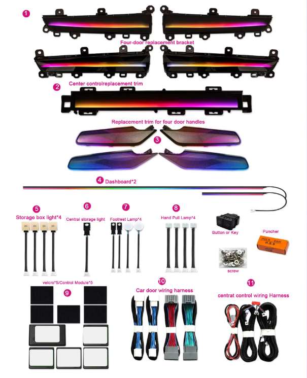 Luces Ambientales Honda Civic 2022-2025 V2